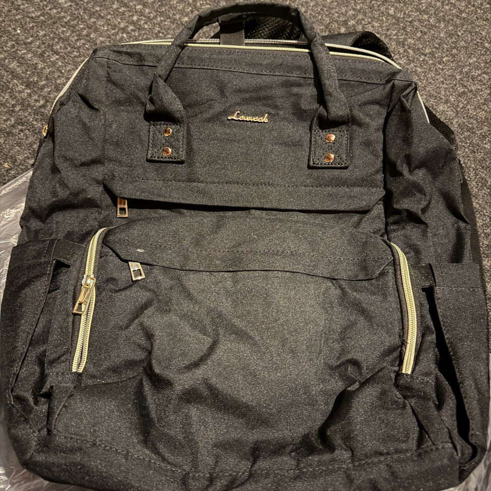 Lovesak Black and Gold women’s  Backpack